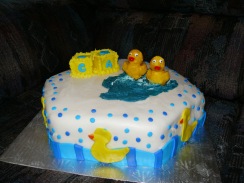 Ducky shower cake1